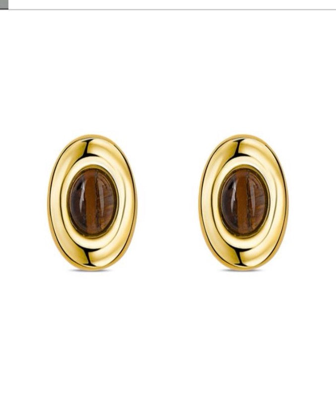 Sable Oval Stud