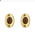 Sable Oval Stud
