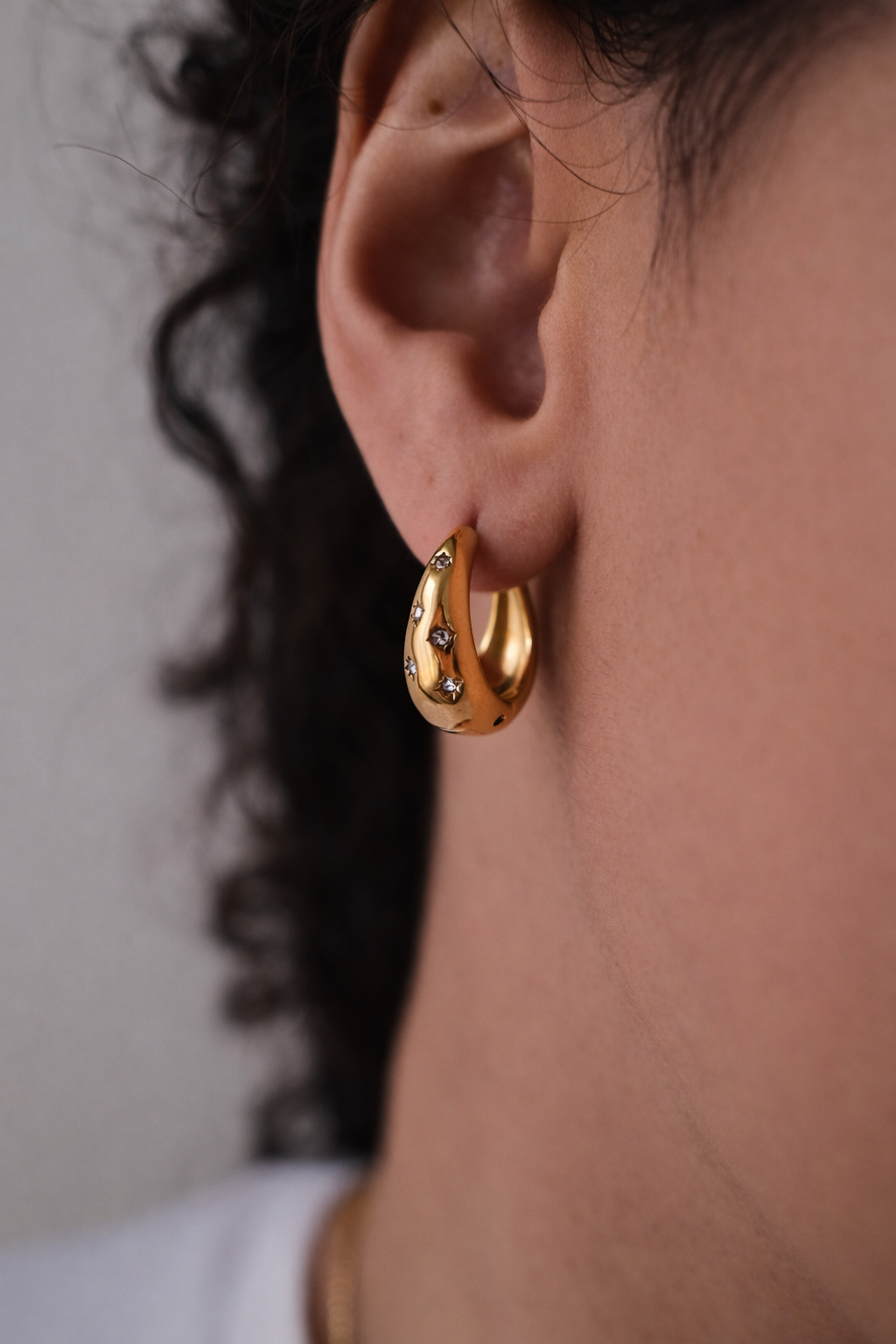 Celeste Star Hoops