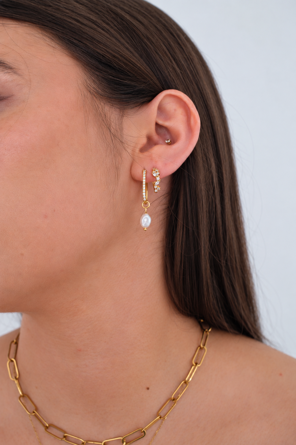 Aurelia Sparkle Hoops