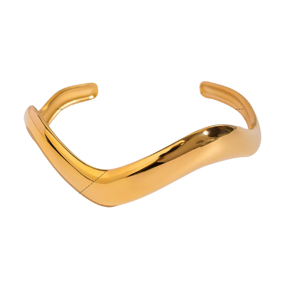 Wave bangle