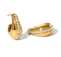 Luxe Pave Hoops