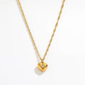 Amour heart necklace