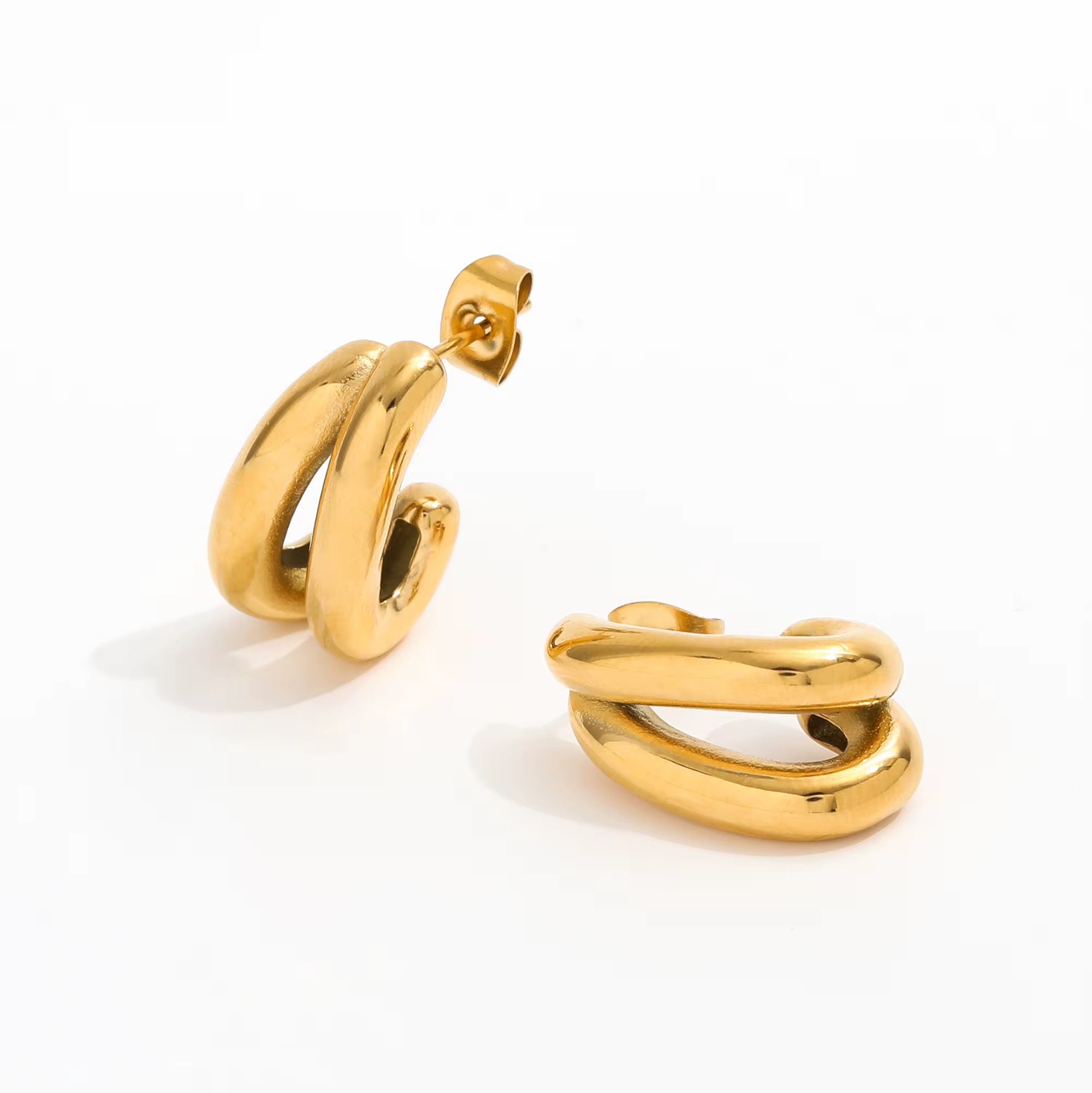 Mila Double Hoop
