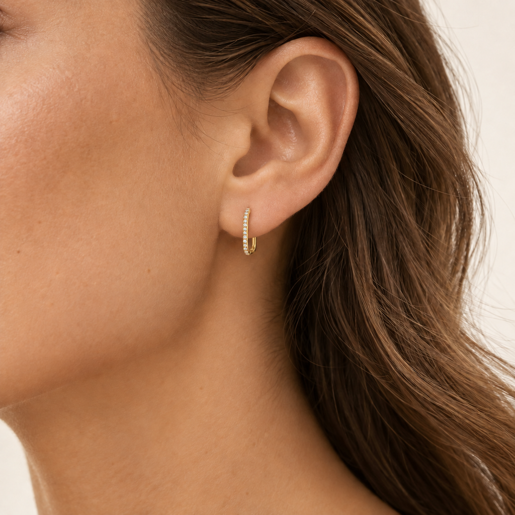 Lumi Retangle Hoops