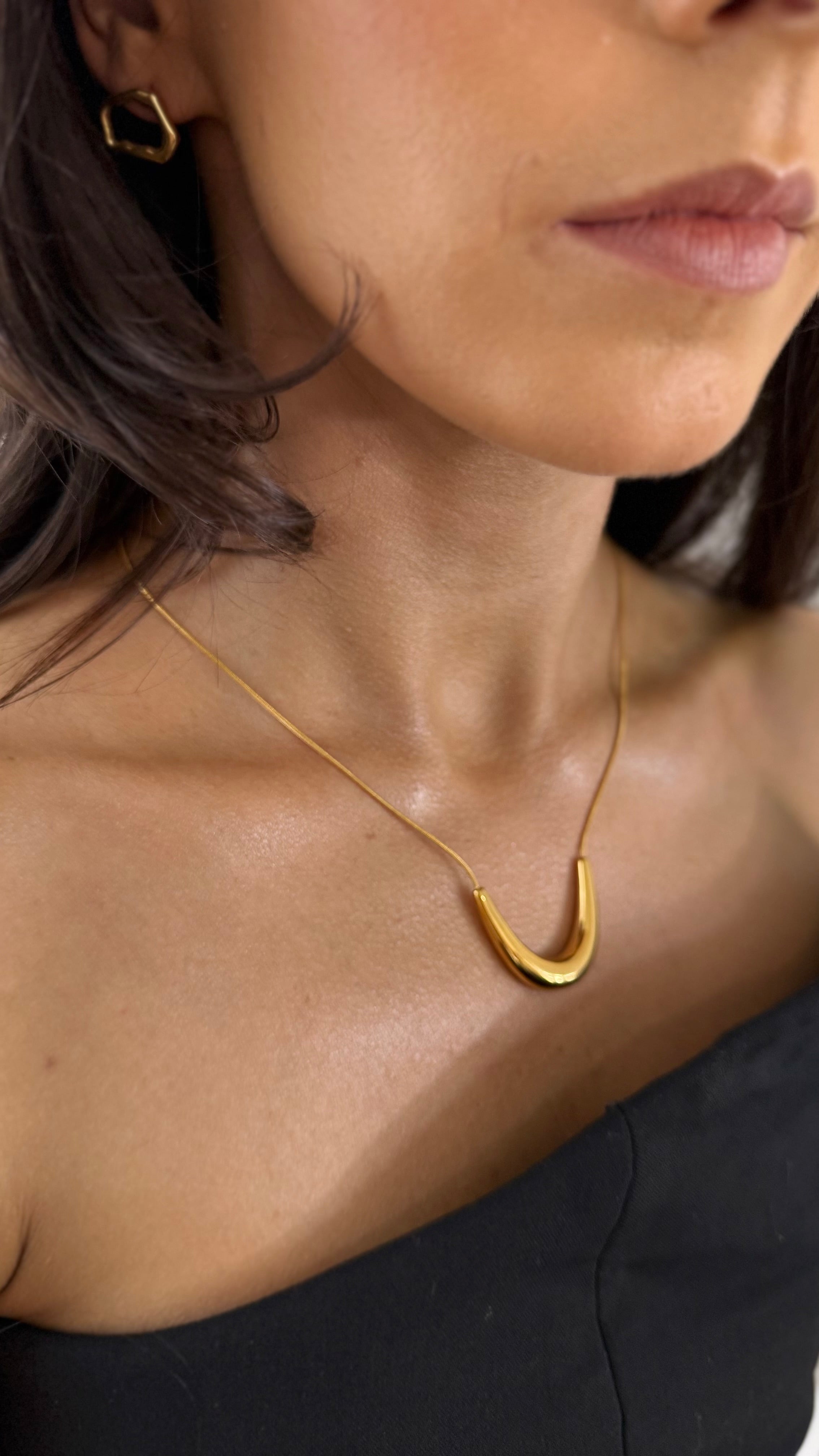 The sculpted necklace