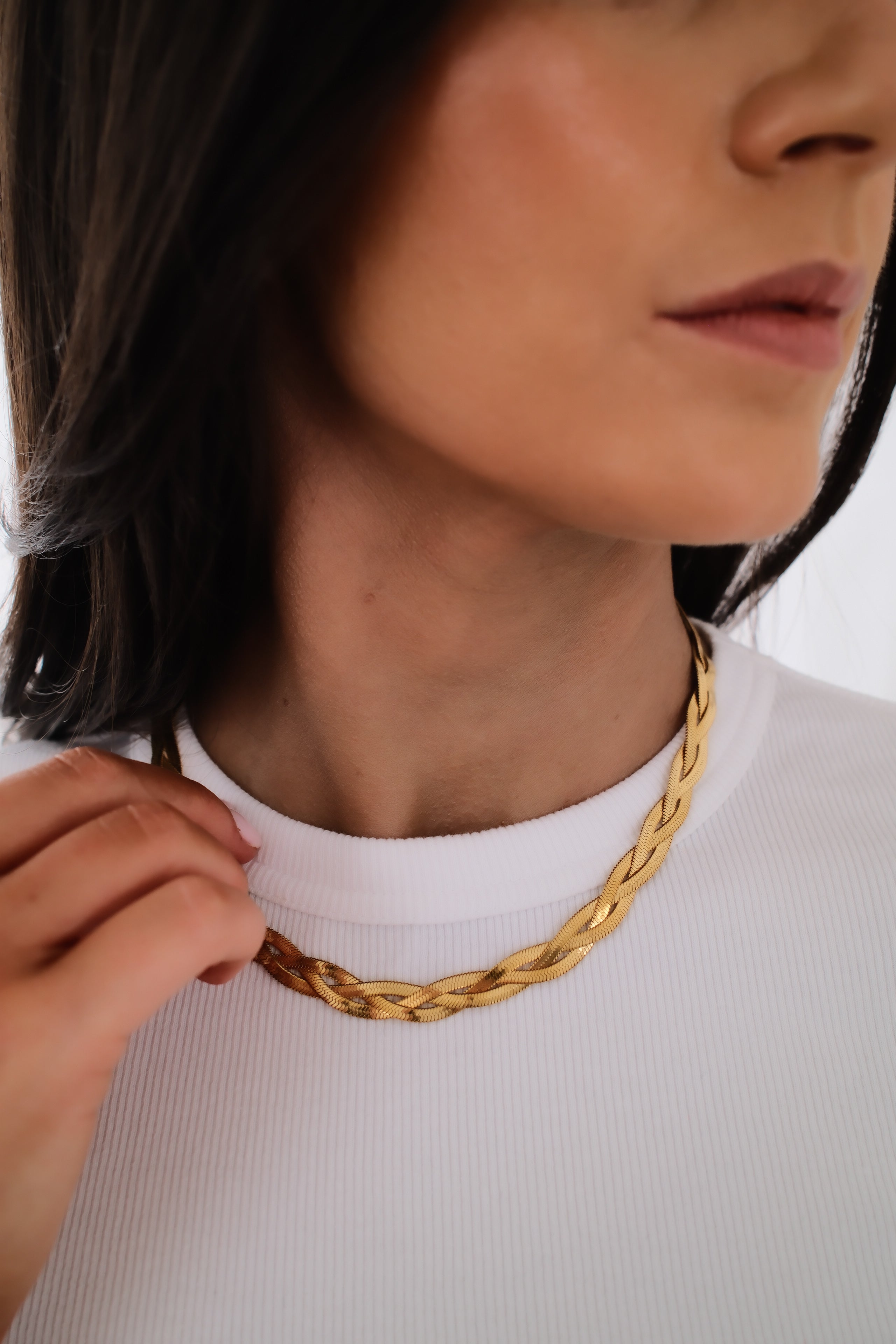 Twist Of Light Necklace