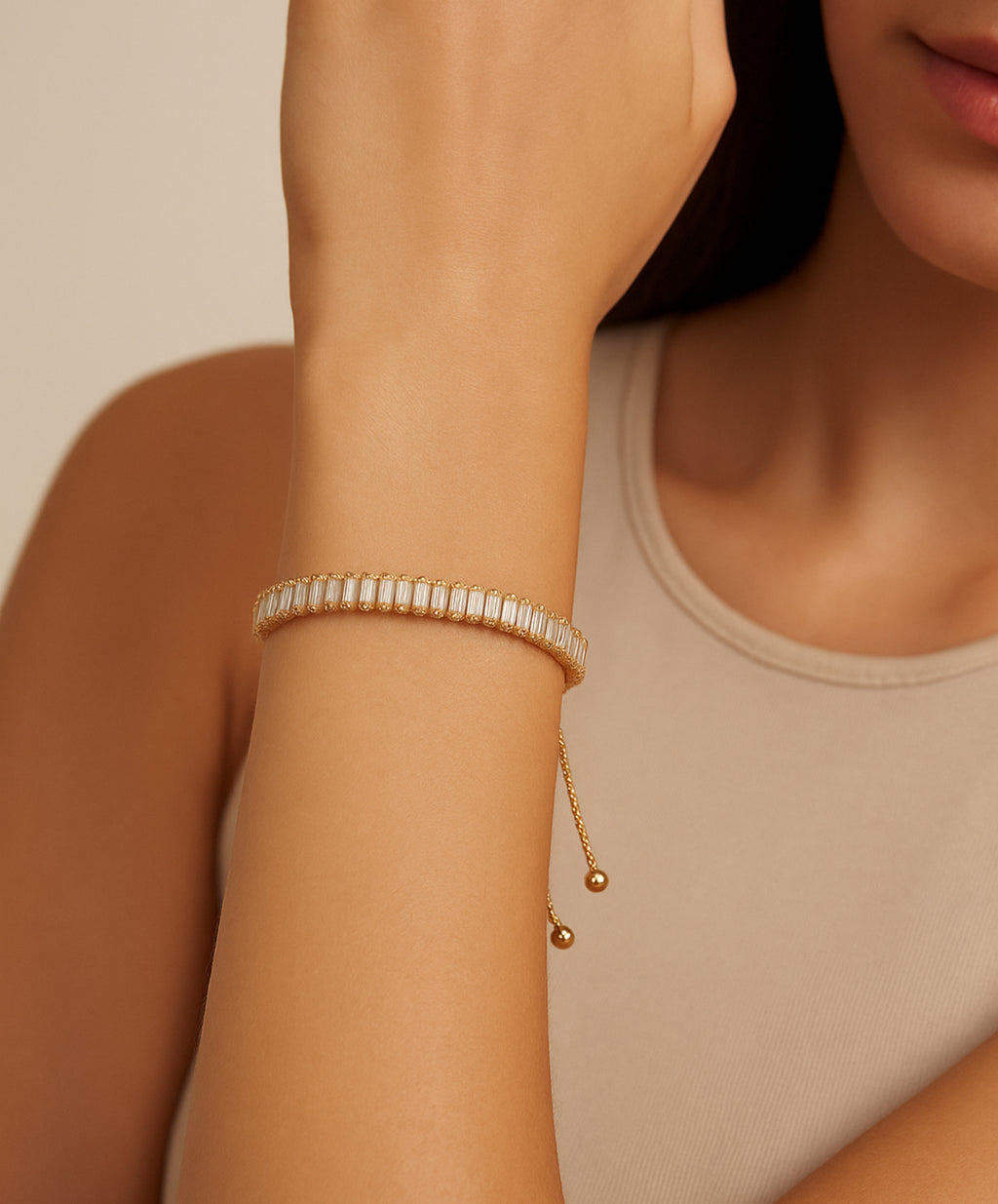 Illuminate statement bracelet