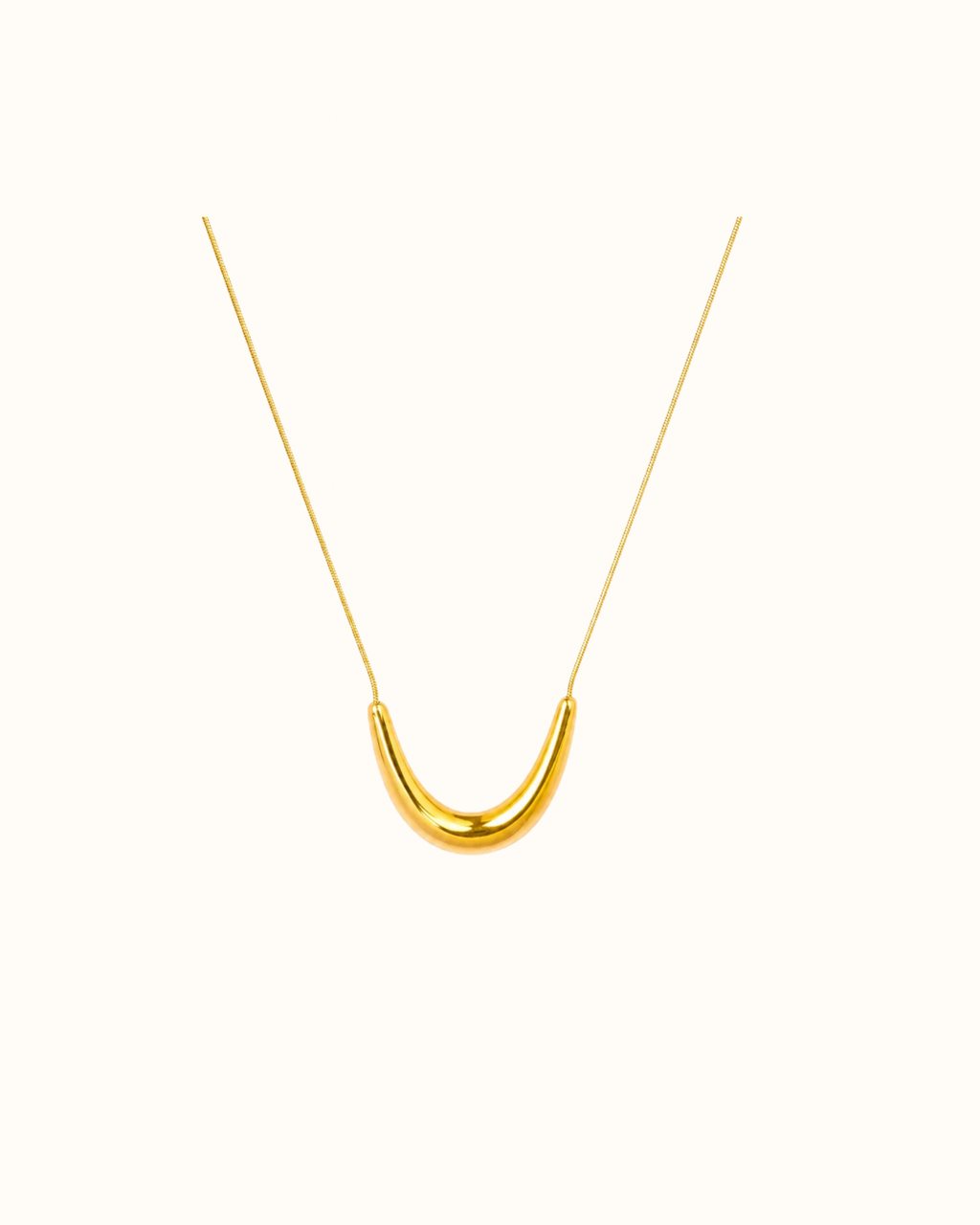 The sculpted necklace