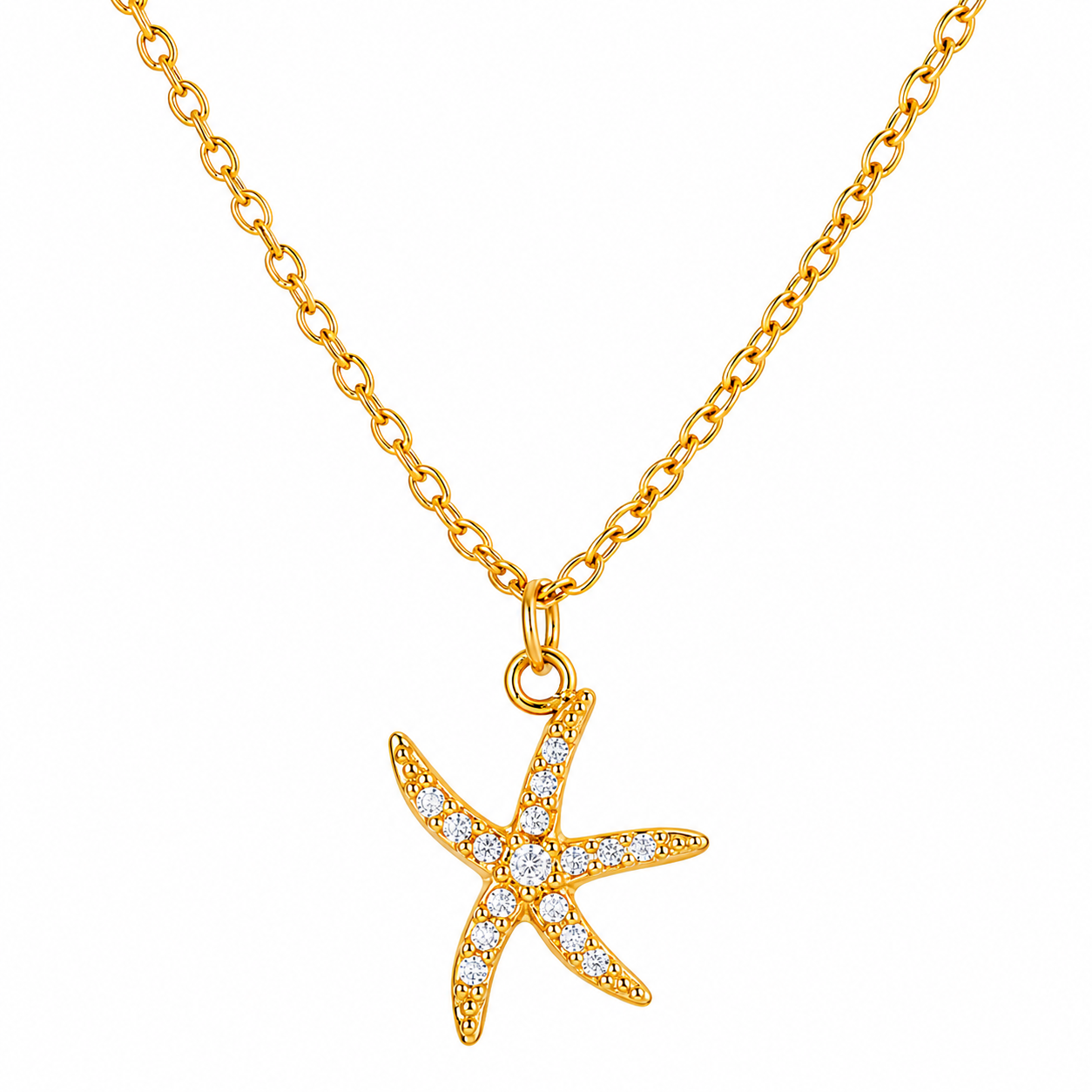 Stella starfish necklace