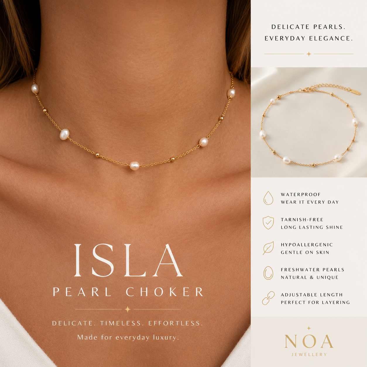 Isla Pearl Choker