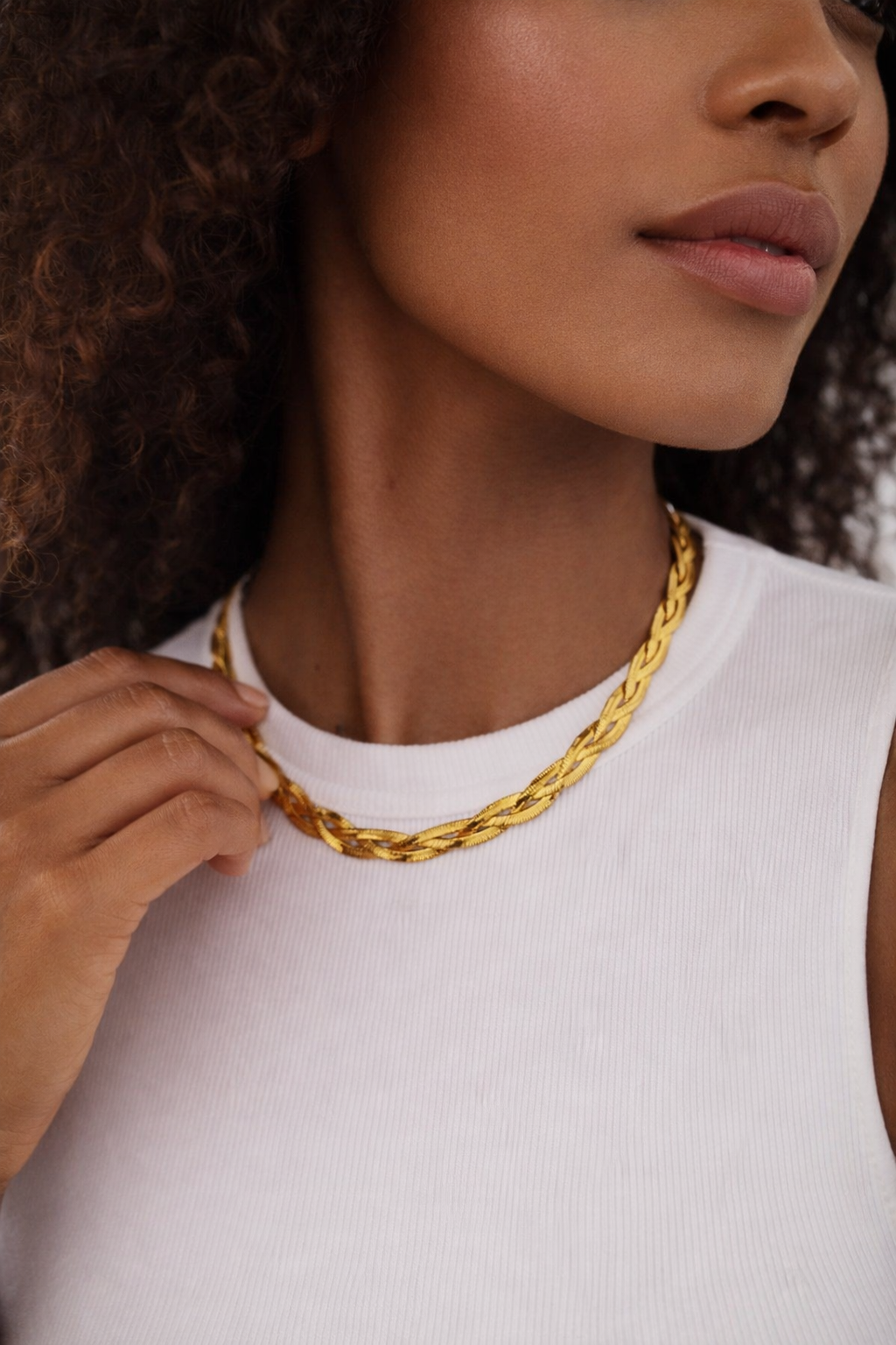Twist Of Light Necklace