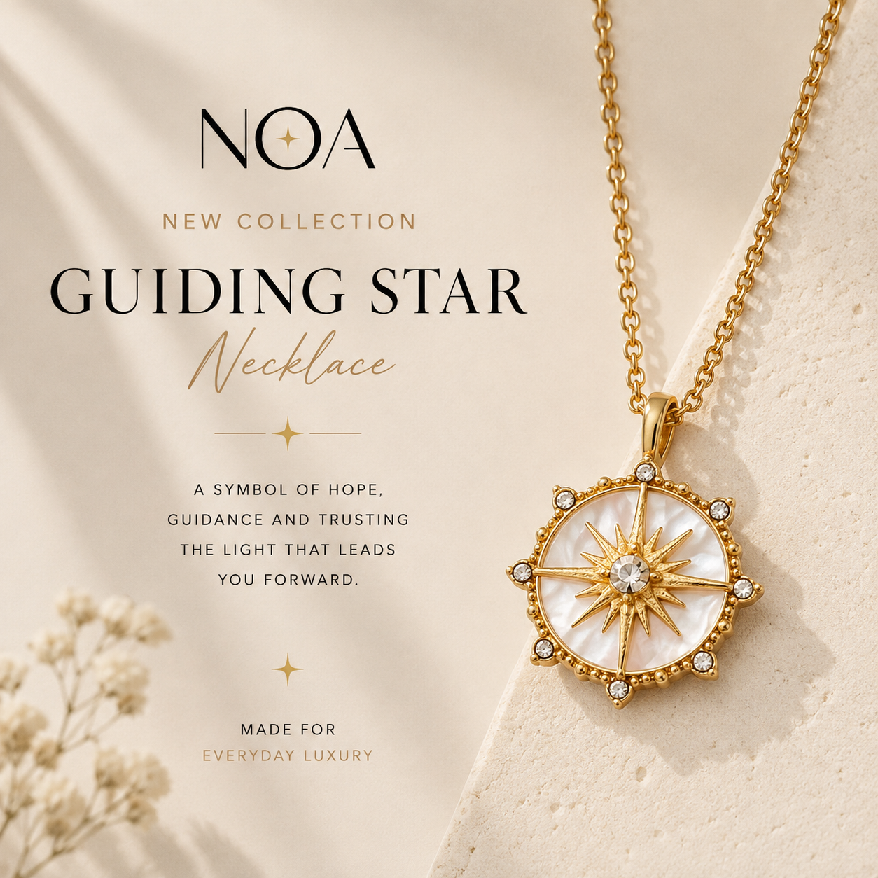 Guiding star necklace
