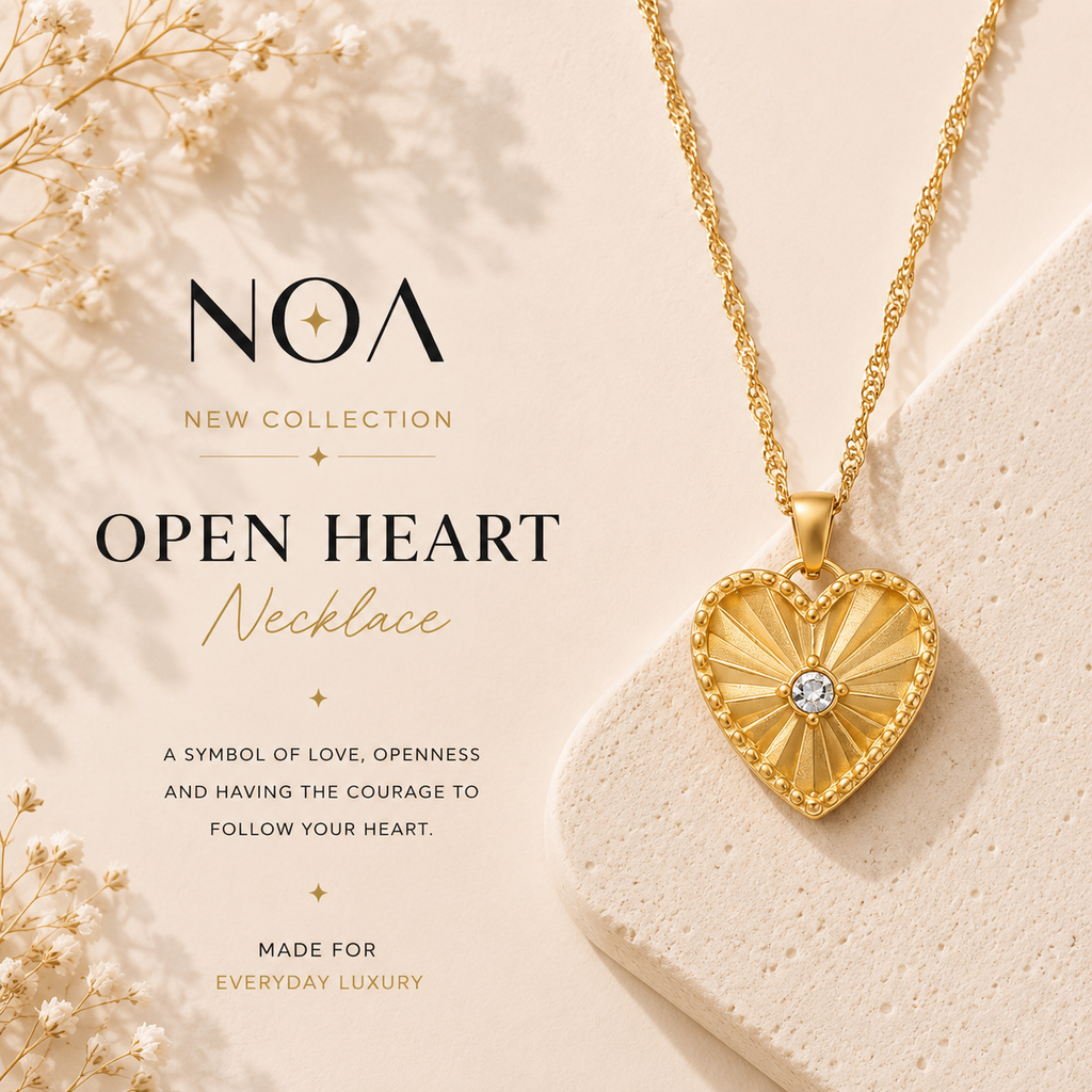 Open Heart Necklace