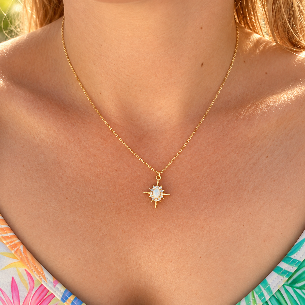 The Opal North Star Necklace
