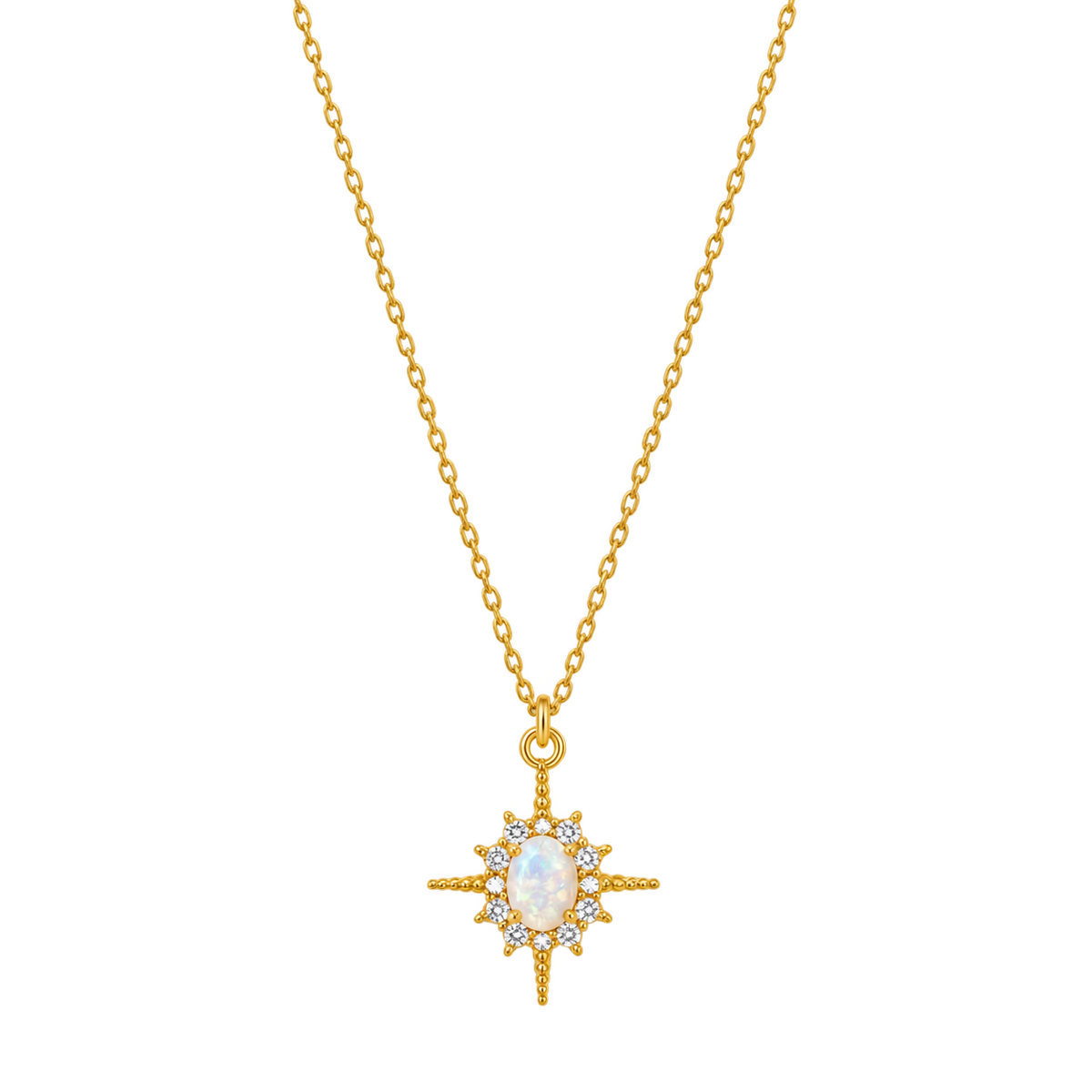 The Opal North Star Necklace
